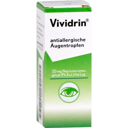 VIVIDRIN antialerģiski acu pilieni 10 ml