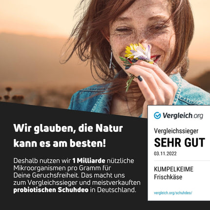 Krēmsiers tavā kurpē veselu gadu!? Melnā maģija pret pēdu smaku — vairs nekāda antibakteriāla apavu dezodoranta aerosola — 12 mēnešu aizsardzība pret pēdu smaku