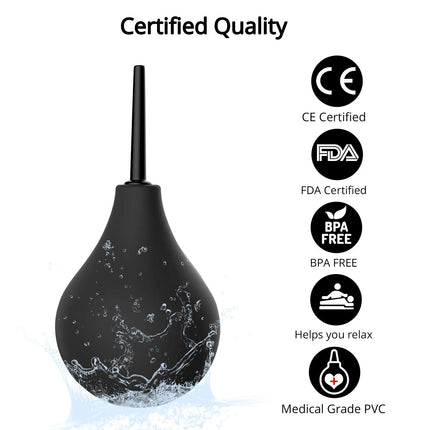 T2 224 ml - Anālā duša vīriešiem un sievietēm 224 ml, irrigators zarnu attīrīšanai. Klizmas komplekts resnās zarnas klizmai, klizmai, klizmu, intīmajai dušai, maksts dušai.