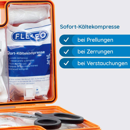 10 x FLEXEO Sofortkältekompresse 13 x 8 cm klein Kälte-Sofort-Kompresse Kühlpack Kühlakku Kältekompresse Kühlkompresse Instant Ice Bag Einmal Kühl-Kompresse Kühlpacks Quick