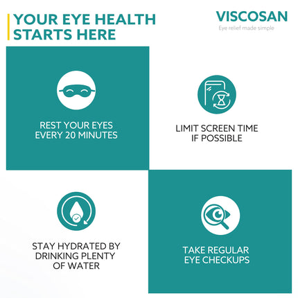 Viscosan acu pilieni ar hipromelozi - sausām, pietūkušām, nogurušām un dedzinošām acīm - ātra un ilgstoša atvieglojuma sajūta (1x10ml)