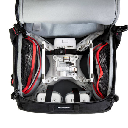 DJI mugursoma Phantom 1, Phantom 2 un Phantom 3 sērijas UAV gaisa kvadrokoptera dronam - melna