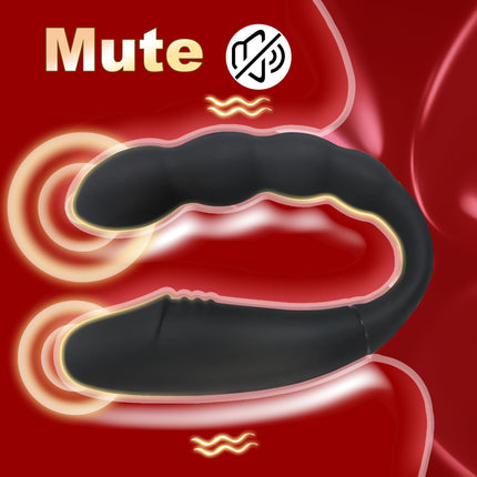 YcsLust dubultie dildo, dildo, anālais vibrators, klitora stimulators, G punkta vagīnas klitora anālā masāža, bezvadu vadības dildo, divgalvu vibratori, U veida seksa rotaļlietas sievietēm, lesbietēm, pāriem