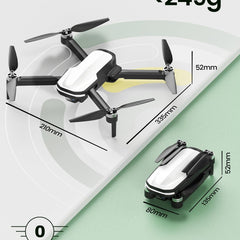 Holy Stone HS280D drons ar 1080P kameru, RC salokāms FPV drons ar 2 baterijām, ilgs lidojuma laiks, bezsuku motors, žestu vadība, kameru dronu āra pilns komplekts kvadrokopteram bērniem iesācējiem, C0