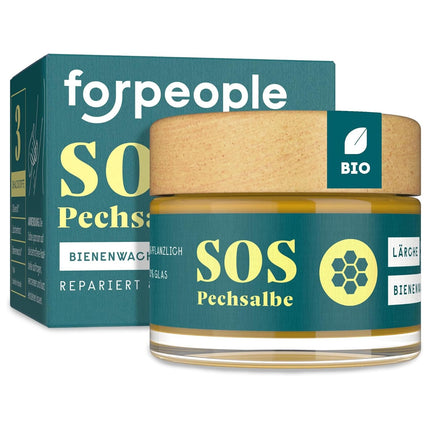 forpeople Piķa ziede 50 ml · Organisko sveķu ziede ar lapegles sveķiem sejai un ķermenim · Bišu ziede pret melnajiem punktiem un paplašinātām porām · Krēms ar bišu vasku · Iedarbīgs pret sāpēm · Propolisa brūču un dziedēšanas ziede
