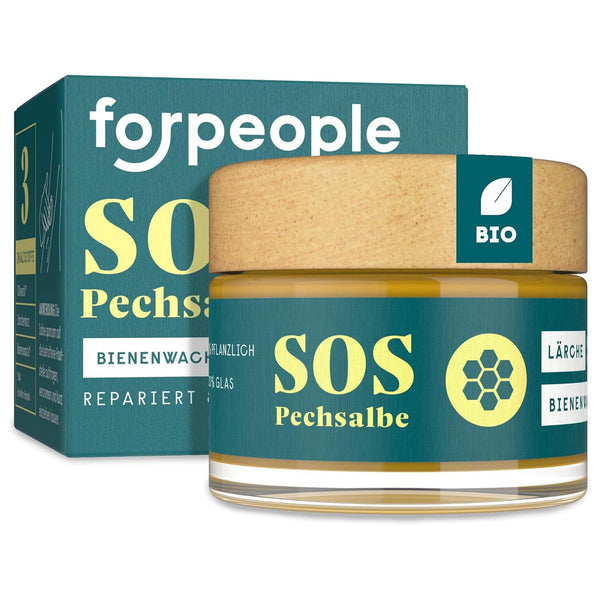 forpeople Piķa ziede 50 ml · Organisko sveķu ziede ar lapegles sveķiem sejai un ķermenim · Bišu ziede pret melnajiem punktiem un paplašinātām porām · Krēms ar bišu vasku · Iedarbīgs pret sāpēm · Propolisa brūču un dziedēšanas ziede