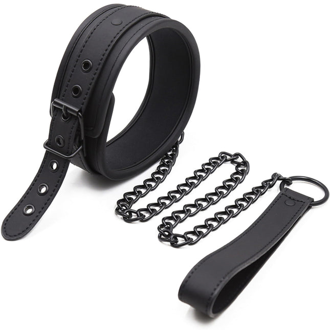 Kakla siksna un pavada Bdsm pieaugušo seksa rotaļlieta Melna kakla siksna sievietēm seksam Kakla siksna ādas kakla siksna vīriešiem fetiša seksa kakla siksnas Bdsm kakla siksna ādas vīriešiem Kakla siksna FOPS B17