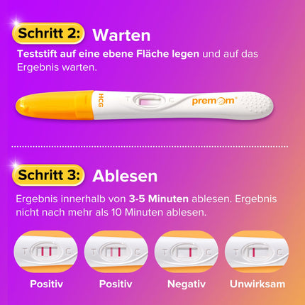 Premom 3 x grūtniecības testi agrīnā stadijā - agrīna grūtniecības testa HCG grūtniecības tests 10mSV/ml ar APP, īpaši agrīns tests (3HCG tests)