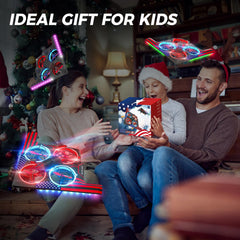 B2 drons bērniem, tālvadības putuplasta lidmašīna ar LED gaismām, iekštelpu kvadrokopters ar 3D pagriezieniem, bezgalvas režīmu, augstuma noturēšanu un 2 baterijām, rotaļlietu dāvanas zēniem un meitenēm iesācējiem