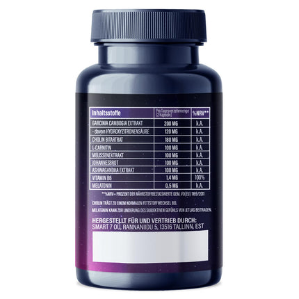 JAUNUMS: Saint Nutrition® KETO NIGHT BURN - Apetītes nomācējs ar melatonīnu 0,5 mg un holīnu naktij - Vielmaiņas formula ārkārtīgi ātrai un beidzot - uzlabota formula sievietēm un vīriešiem