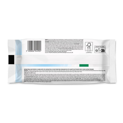 Amazon antibakteriālā daudzfunkcionālā tīrīšanas lupatiņa, svaiga, 6 x 42 lupatiņas