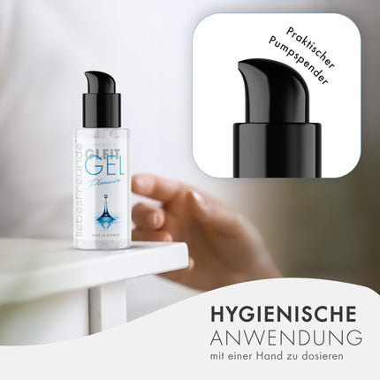 Liebesfreunde® lubrikanta gels seksam un seksa rotaļlietām - īpaši gluds - lubrikants uz ūdens bāzes, 100 ml