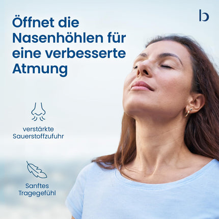 Behale - 30 deguna strēmelītes krākšanai - dermatoloģiski pārbaudītas | Deguna sloksnes gulēšanai | Atbalsts pret krākšanu | Krākšanas apturētājs, pateicoties labākai elpošanai