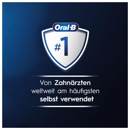 Oral-B Vitality Pro elektriskā zobu birste, 1 birstes galviņa, 3 tīrīšanas režīmi zobu kopšanai, Braun dizains, melna