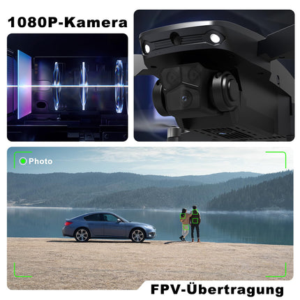 TT19 mini drons ar kameru 180° šķēršļu novēršana 40KM/H maksimālais ātrums RC FPV droni iesācējiem pieaugušajiem bezkontaktu motora drons 5G Wifi regulējama kamera 1080p salokāms kvadrokopters