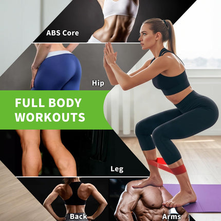 Fitnesa lentu komplekts, 5 gab., pretestības lentes ar 5 pretestības līmeņiem, dabīgā lateksa pretestības lentes, vingrošanas lentes muskuļu veidošanai, Pilates, jogai un fitnesam
