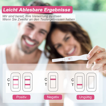 MOMMED 5 X grūtniecības tests, individuāli noslēgts iepakojums, agrīna grūtniecības tests, HCG testa jutība 25 mSV, grūtniecības tests, ātra noteikšana 3 minūtēs, 5 gabali