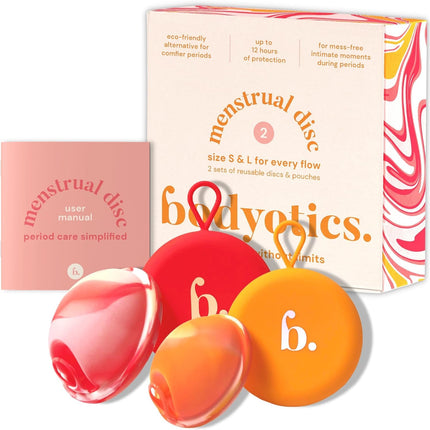 Atkārtoti lietojams menstruālais disks, līdz 12 stundām, ilgtspējīgs menstruālais disks kā alternatīva tamponiem un menstruālajām piltuvītēm, menstruālais disks vieglām vai stiprām menstruācijām