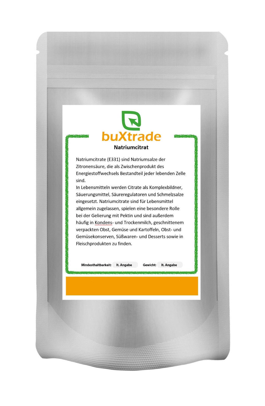 2 kg nātrija citrāts E331 TNC trinātrija citrāts tīra citronskābes sāls citrons