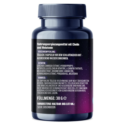 JAUNUMS: Saint Nutrition® KETO NIGHT BURN - Apetītes nomācējs ar melatonīnu 0,5 mg un holīnu naktij - Vielmaiņas formula ārkārtīgi ātrai un beidzot - uzlabota formula sievietēm un vīriešiem