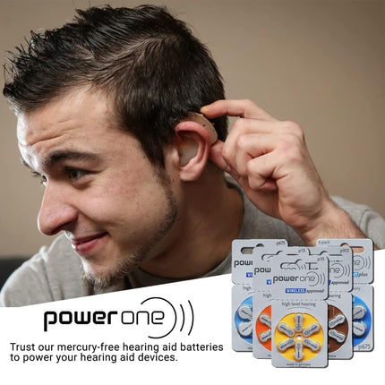Power One P312 dzirdes aparāta baterijas (10 iepakojumi pa 6)
