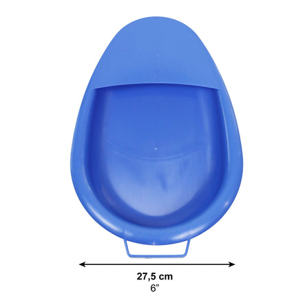 PEPE Mobility - Gultas panna pieaugušajiem, plastmasas, naktspods, pisuāri vīriešiem un sievietēm, vecāka gadagājuma cilvēkiem, zila