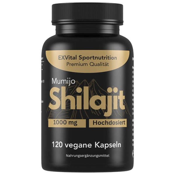 Mumijo Shilajit kapsulas, liela deva 1000 mg dienā, oriģināls no Himalajiem, 120 kapsulas, vegānisks un laboratorijā pārbaudīts