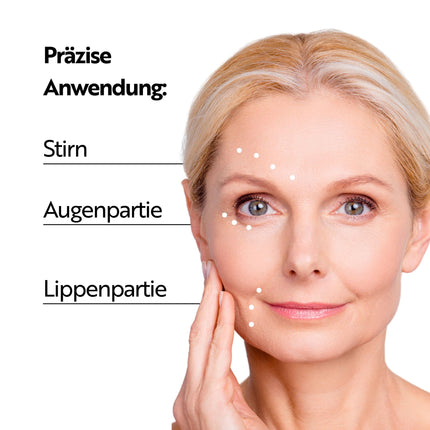 M. Asam AQUA INTENSE Mimic Booster Serum (20 ml) – hialuronskābes serums ar augsto tehnoloģiju peptīdu mērķtiecīgai mīmikas grumbu izlīdzināšanai, vārnu kājiņu, pieres grumbu un smieklu līniju mazināšanai, sejas kopšanai