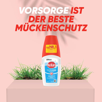 Autan Family Care pumpja aerosols pret odiem ģimenei, ar alveju, 100 ml