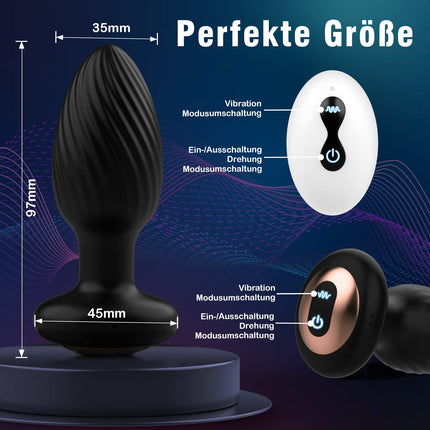 Anālie vibratori vīriešiem. Anālais aizbāznis vīriešiem, prostatas stimulācija vīriešiem. Anālā aizbāžņa seksa rotaļlieta vīriešiem ar 7 rotācijas 7 vibrācijas, Anālā aizbāžņa seksa rotaļlieta pāriem. Dibena aizbāžņa seksa rotaļlieta.