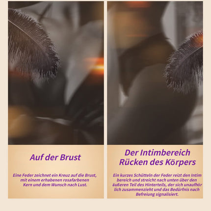 Erotiska spalva - SM Flirting Tempting Feather, Pāru erotiskie produkti Mazas seksa rotaļlietas verdzības seksam, Erotiska kutināšana, Melna (Melna)