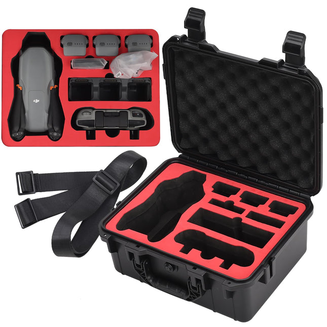 Profesionāls futrālis DJI Air 3S un DJI Air 3 Fly More Combo, ūdensnecaurlaidīgs koferis DJI Air 3S piederumiem, savietojams ar DJI RC-N3/RC 2 kontrolieri, propelleru, akumulatoru un drona piederumiem.