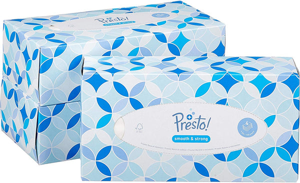 Amazon 4 slāņu papīra salvešu kastes, 1200 gabali, 12 iepakojumi pa 100 gabaliem