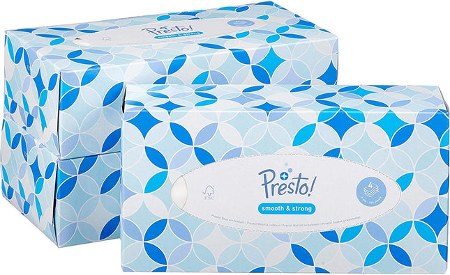 Amazon 4 slāņu papīra salvešu kastes, 1200 gabali, 12 iepakojumi pa 100 gabaliem