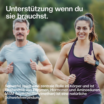 naturalie® MSM PRO - 1,6 g tīra metilsulfonilmetāna vienā dienas devā - 99,9% tīrība, pateicoties OptiMSM™ vairākkārtējai destilācijai - bez liekām piedevām - 180 kapsulas brūnā stikla iepakojumā bez BPA