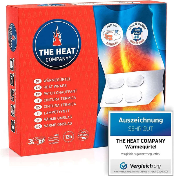 THE HEAT COMPANY siltuma jostas - 3 iepakojums - ĪPAŠI SILTAS - Vislabākā cenas un vērtības attiecība - 12 stundas mājīga siltuma - Gatavas lietošanai - Aktivizējas ar gaisu - Pilnīgi dabīgas - Der visiem izmēriem: S-XL