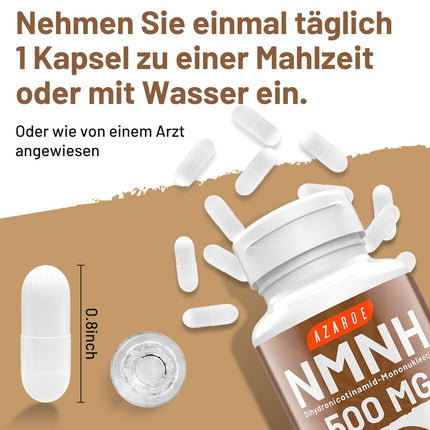 AZAROE NAD kapsulas Alternatīva 500mg (60 kapsulas (1 iepakojums))