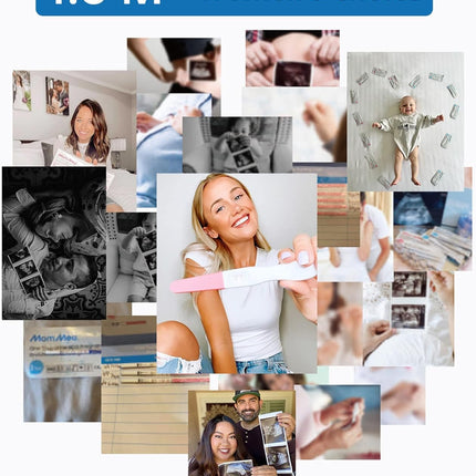 MOMMED grūtniecības tests (HCG55), 55 grūtniecības testa agrīnās pārbaudes strēmeles ar 55 urīna savākšanas krūzītēm bonusā; Grūtniecības testu precizitāte pārsniedz 99%