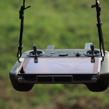 Robotiska plecu siksna ar horizontālu piekari no nerūsējošā tērauda DJI Smart Controller kontrolierim, siksniņa tālvadības pultij