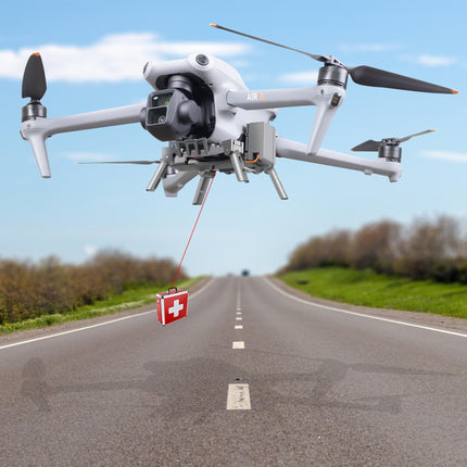 LYONGTECH atbrīvošanas un nomešanas ierīču sistēma DJI Air 3S, Air 3 dronam, pilinātāja āķa atbrīvošanas komplekts, kravas piegādes piederums
