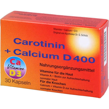 Karotinīns+Kalcijs D400 kapsulas, 71 g