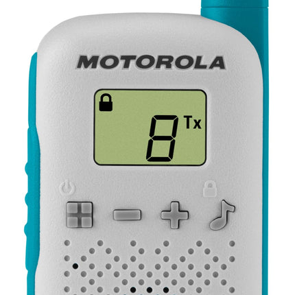 Motorola Talkabout T42 trīskāršās PMR radioaparāti (3 gab. komplekts, PMR446, 16 kanāli, diapazons 4 km)