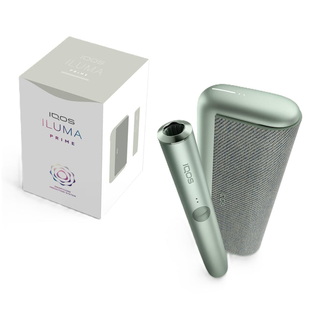 IQOS ILUMA PRIME komplekts nefrīta zaļā krāsā — tabakas sildītājs — (pieejams 2 krāsās) — TEREA tabakas nūjiņām — mūsu labākā alternatīva cigaretēm