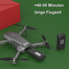 Wipkviey B12 drons ar 4K kameru, GPS drons ar atgriešanos ar vienu klikšķi, FPV RC kvadrakopters iesācējiem, bezsuku motors, atgriešanās pie zema akumulatora uzlādes līmeņa, 50 minūšu lidojuma laiks ar 2 akumulatoriem, zem 249 g, C0