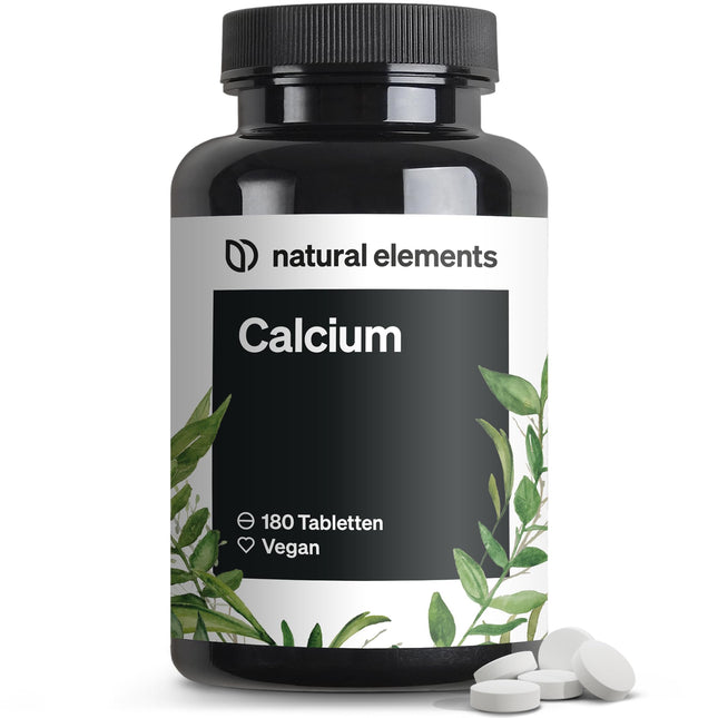 Kalcija tabletes – 800 mg kalcija no kalcija karbonāta vienā dienas devā – 180 tabletes 3 mēnešiem – vegānas, lielas devas, bez nevēlamām piedevām – ražotas Vācijā un laboratoriski pārbaudītas
