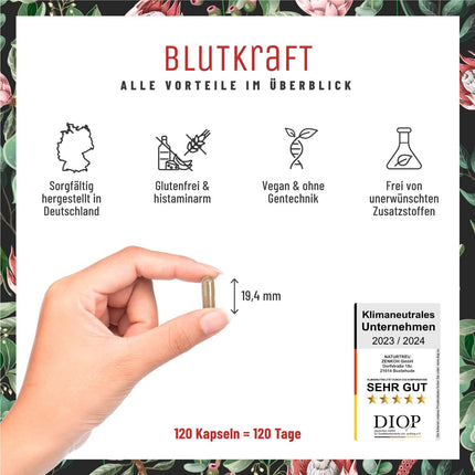 Dzelzs komplekss ar C vitamīnu un fenheli vegāns - 120 kapsulas - vegānas dzelzs tabletes kapsulu veidā, vieglāk norijamas - bez piedevām, laboratoriski pārbaudītas