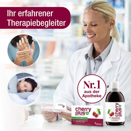 ASV Montmorency skābo ķiršu kapsulas – augsta skābo ķiršu ekstrakta deva – 55 000 mg dienā – Cherry PLUS