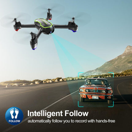 Loolinn | Drons ar GPS — drons ar HD 1080p kameru iesācējiem, RC kvadrokopteru droni/GPS automātiska atgriešanās/32 minūšu lidojuma laiks/sekojiet man (dāvanas ideja)