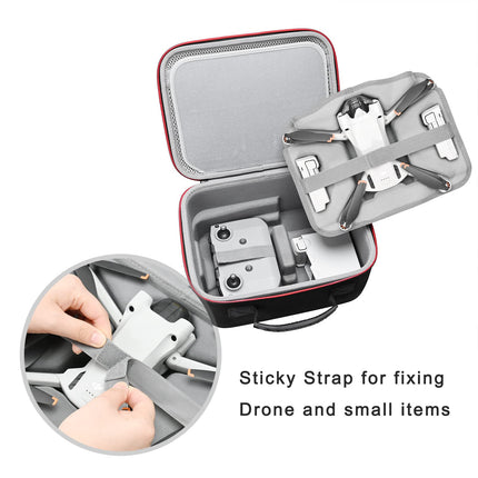 RLSOCO pārnēsāšanas soma DJI Mini 3/DJI Mini 3 Pro — piemērota Mini 3/Mini 3 Pro piederumiem: RC-N1/RC kontrolierim, baterijām, lādētājam, propellerim (ļauj atlocīt un salocīt)