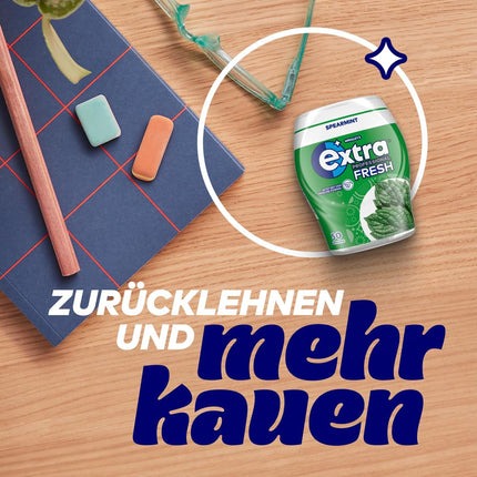 Extra Professional košļājamā gumija, svaiga zaļā piparmētra, 50 dražejas